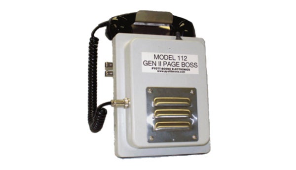 Model 112 GEN 11 Page Boss mine phone system