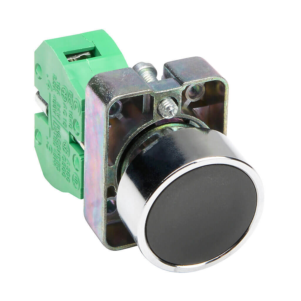 gcx1100 pushbutton black 22mm