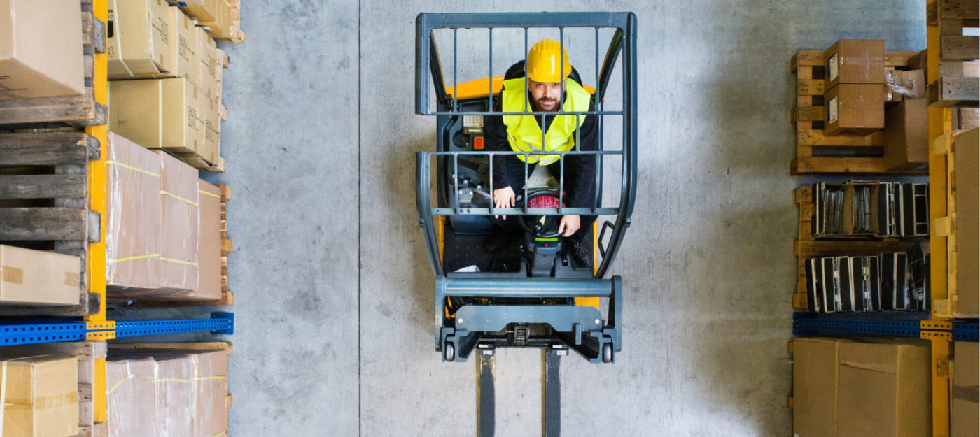 forklift in warehouse proximity detection