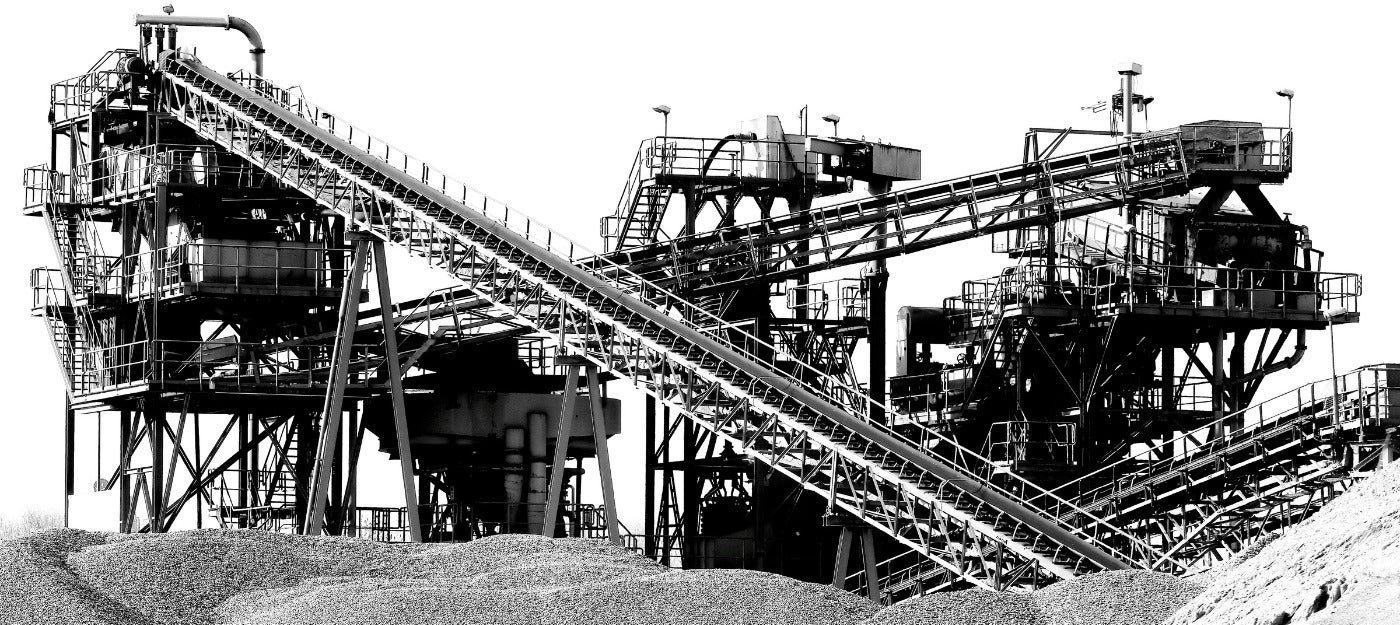 Industrial material handling conveyor