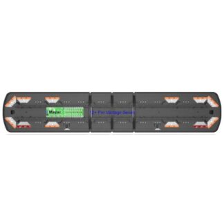 12-50327-ES 60" Ecco 12+ Pro Vantage™ Lightbar, 10 Amber Modules, 2 Worklights, 2 STT