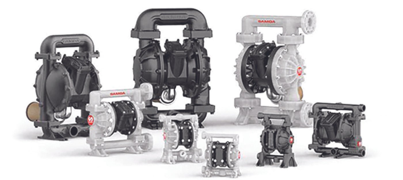 SAMOA pneumatic diaphragm pumps