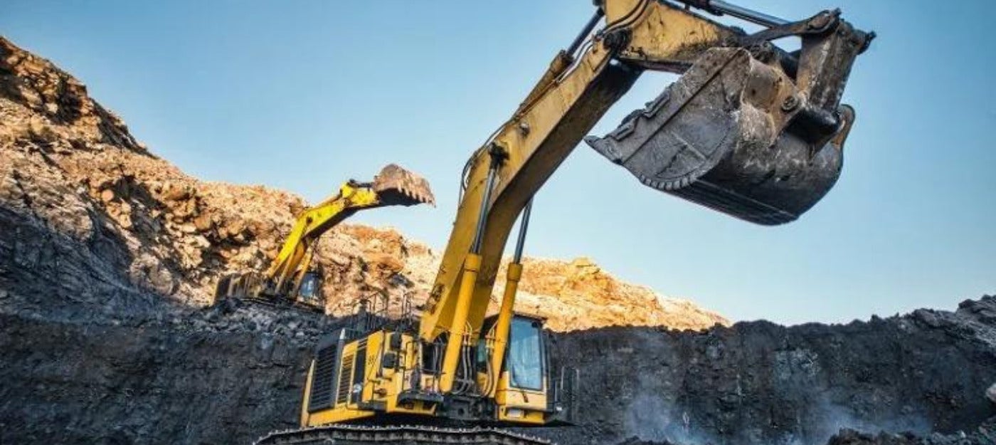 Mining controls on excavator