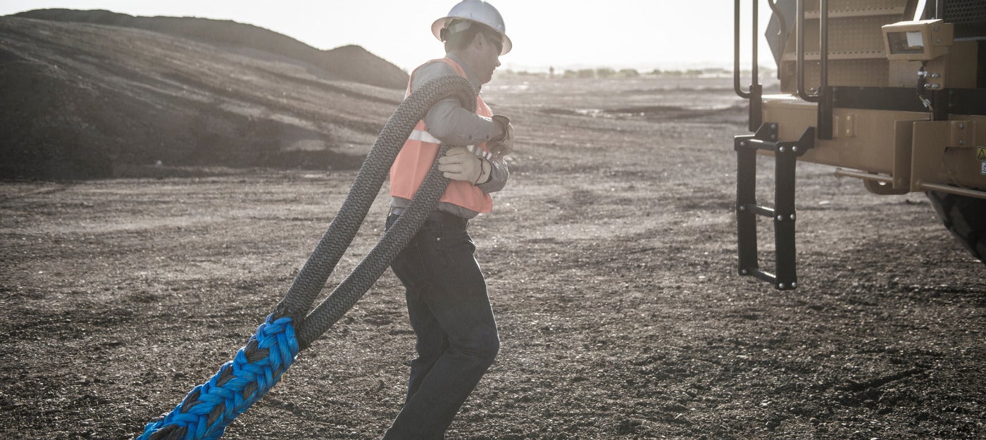 Samson Rope Amsteel Blue for trenchless tunneling applications