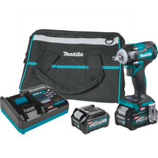 GWT05D 40V Max XGT® Brushless Cordless 4‑Speed 1/2" Sq. Drive Impact Wrench Kit w/ Detent Anvil (2.5Ah)
